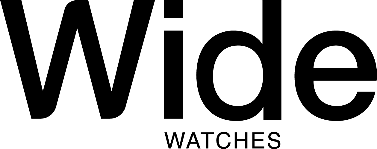 Logo Wide Watches Noir